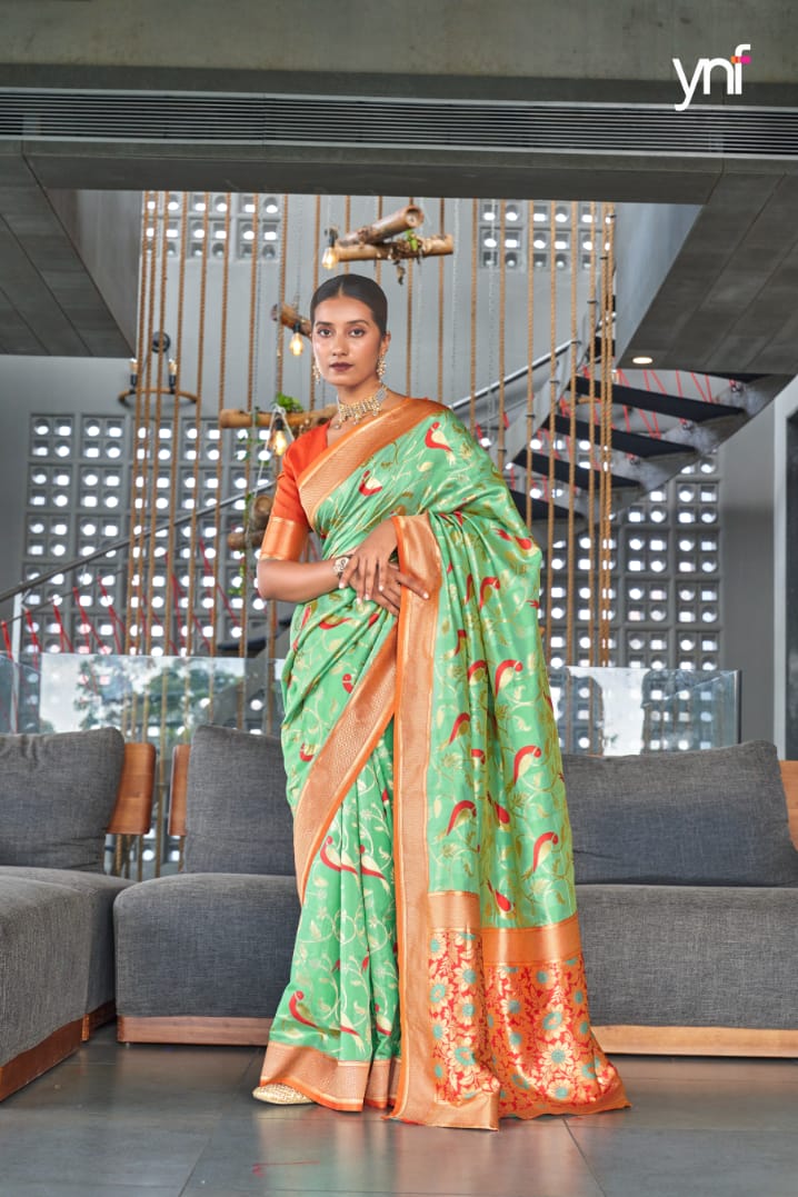 Ynf Andaaz Party Wear Fancy Latest Designer Art Silk Saree Collection